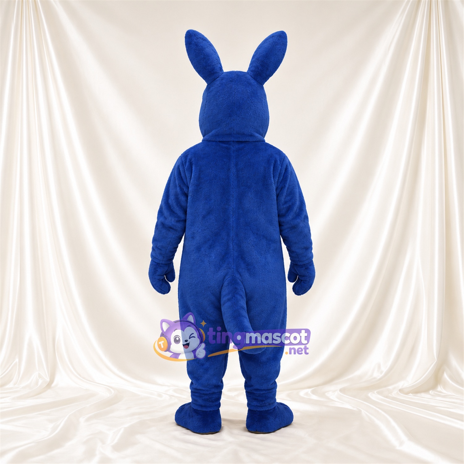 Blue Kangaroo Mascot Costume - Tan Belly and Front Pouch Blue Kangaroo Mascot Costume - Tan Belly and Front Pouch