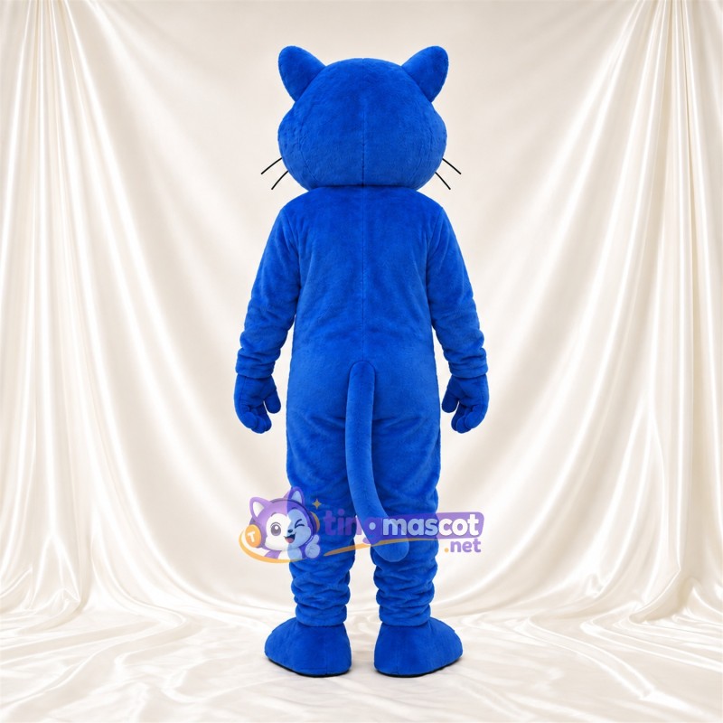 Costume de mascotte Chat sauvage – bleu Costume de mascotte Chat sauvage – bleu