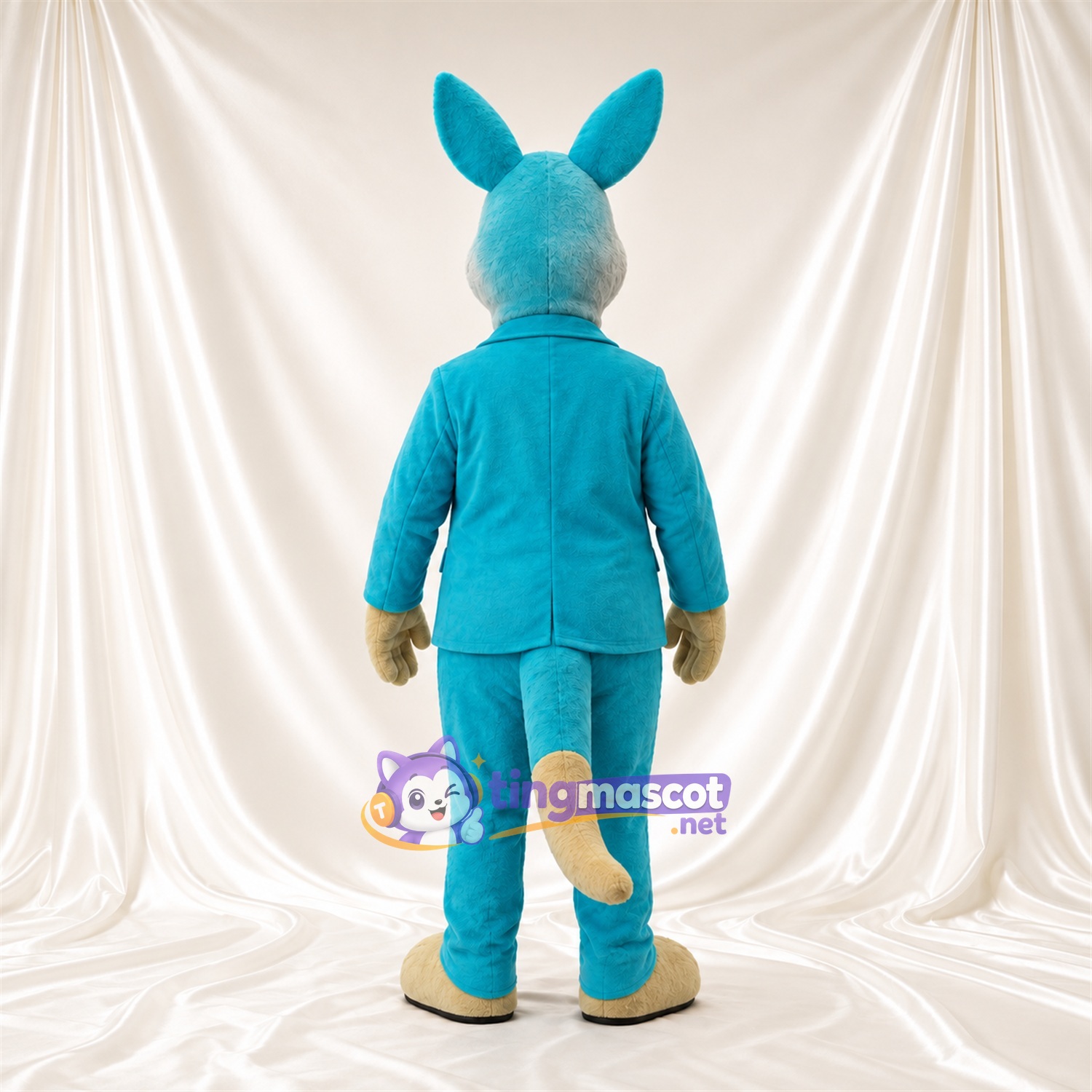 Teal Kangaroo Mascot Costume - Teal Suit Teal Kangaroo Mascot Costume - Teal Suit