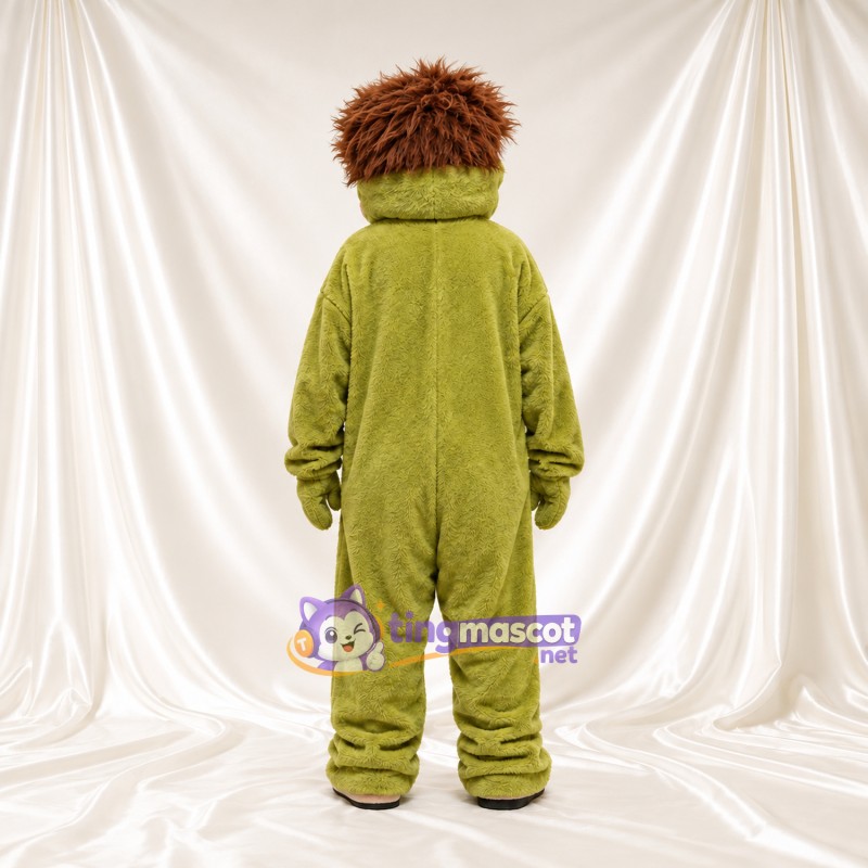Costume de mascotte Monstre – vert – Poche ventrale Costume de mascotte Monstre – vert – Poche ventrale