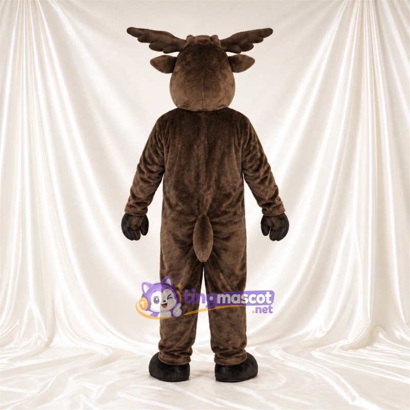 Costume de mascotte Cerf – marron – Bois; Museau (noir) Costume de mascotte Cerf – marron – Bois; Museau (noir)