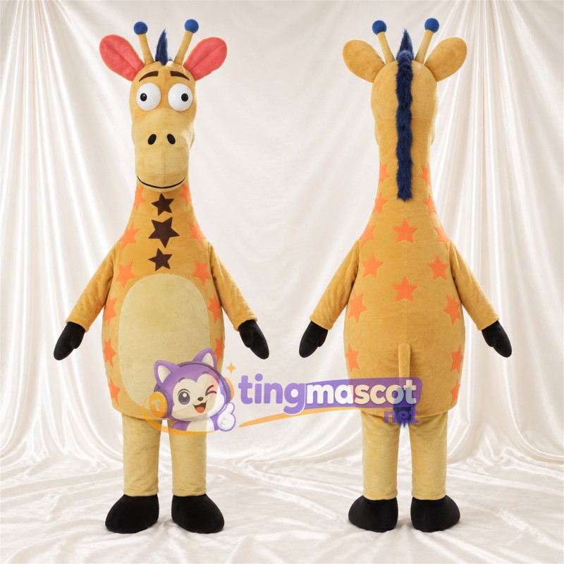 Costume de mascotte Girafe – jaune