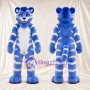 Blue and White Tiger Mascot Costume