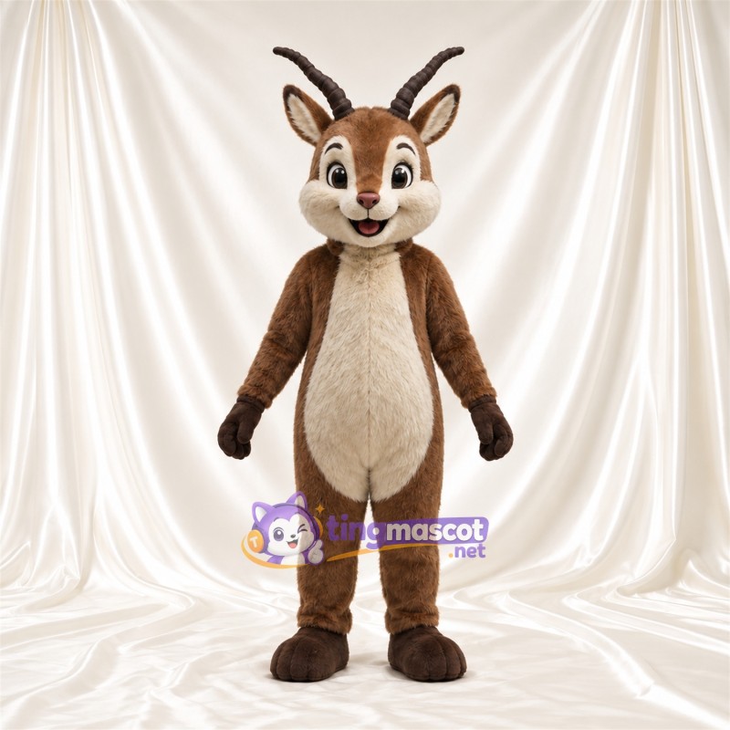 Costume de mascotte Antilope – marron Costume de mascotte Antilope – marron