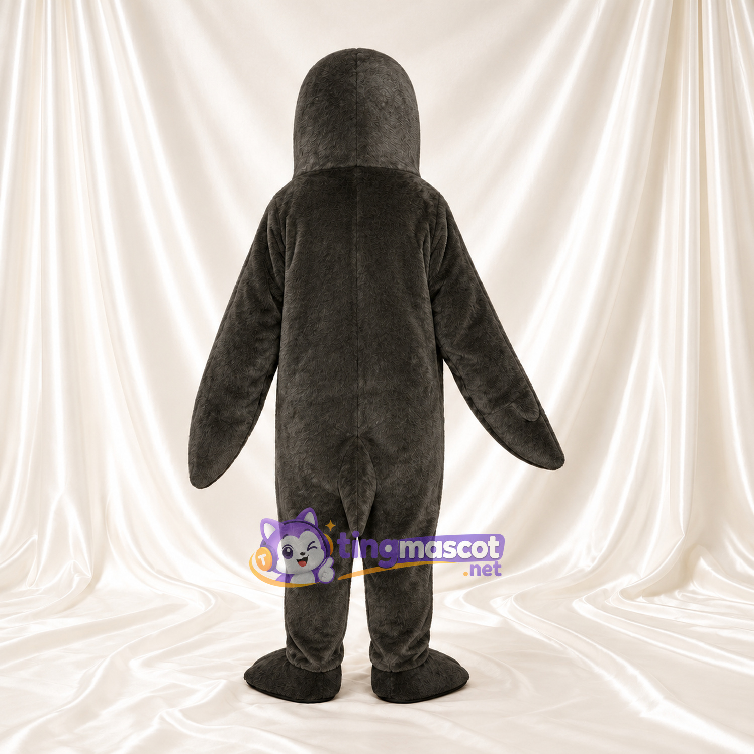 Black and White Penguin Mascot Costume - Black Feet and Black Beak