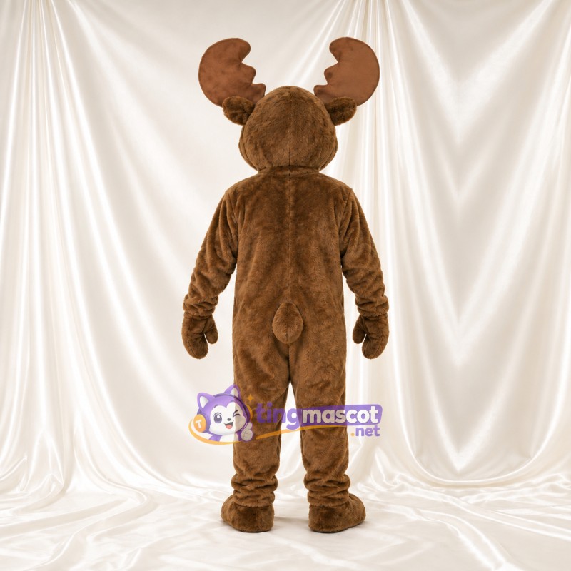 Maskottchenkostüm Elch – braun – Geweih (braun); Ohren Maskottchenkostüm Elch – braun – Geweih (braun); Ohren