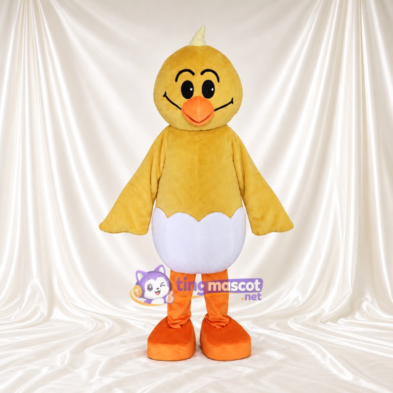 Costume de mascotte Caneton – jaune – Tenue