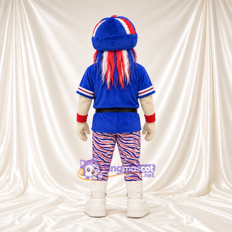 Maskottchenkostüm Clown – blau – Jacke (blau); Hose Maskottchenkostüm Clown – blau – Jacke (blau); Hose