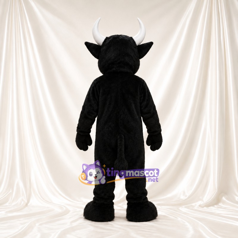 Black Bison Mascot Costume Black Bison Mascot Costume