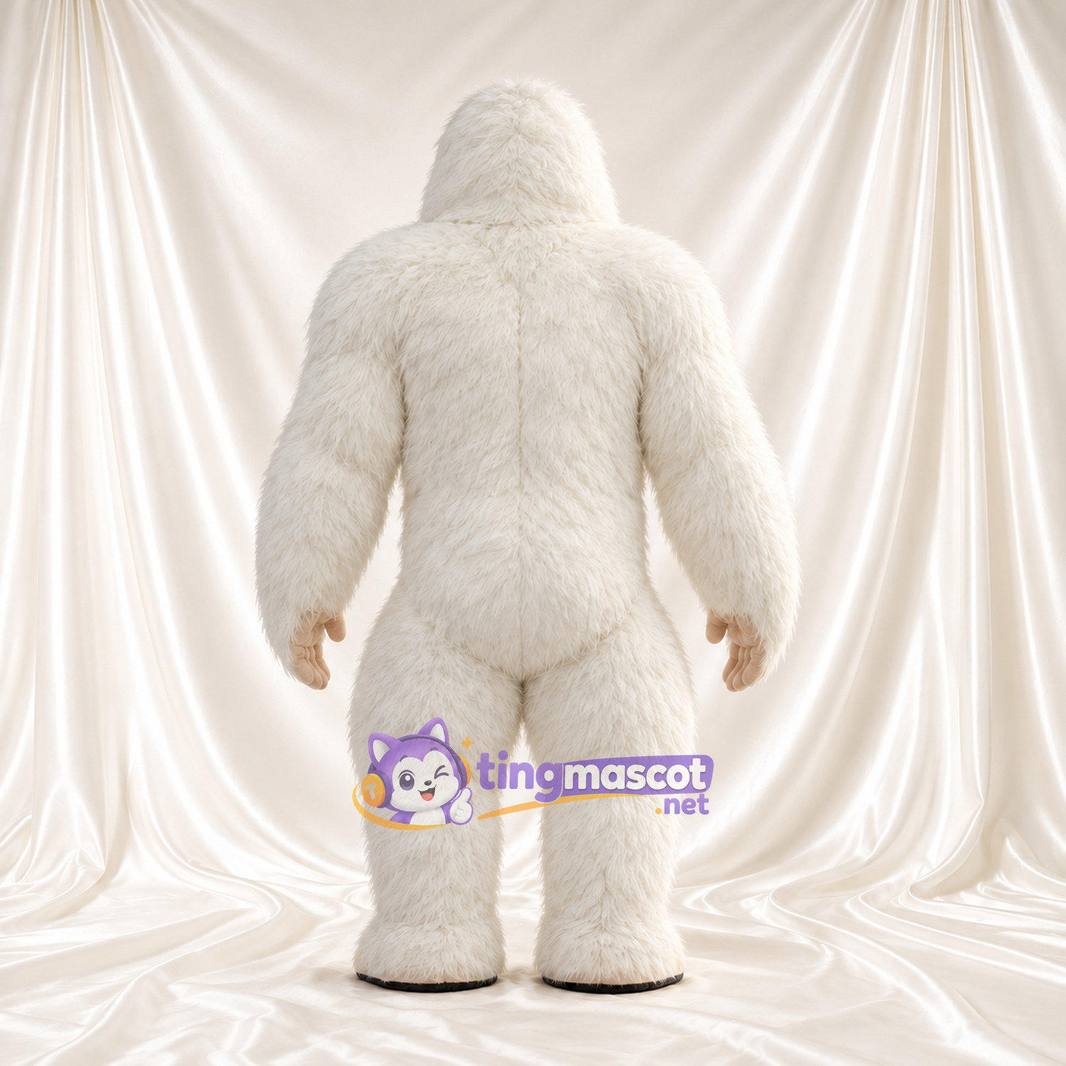 Costume de mascotte Gorille – blanc
