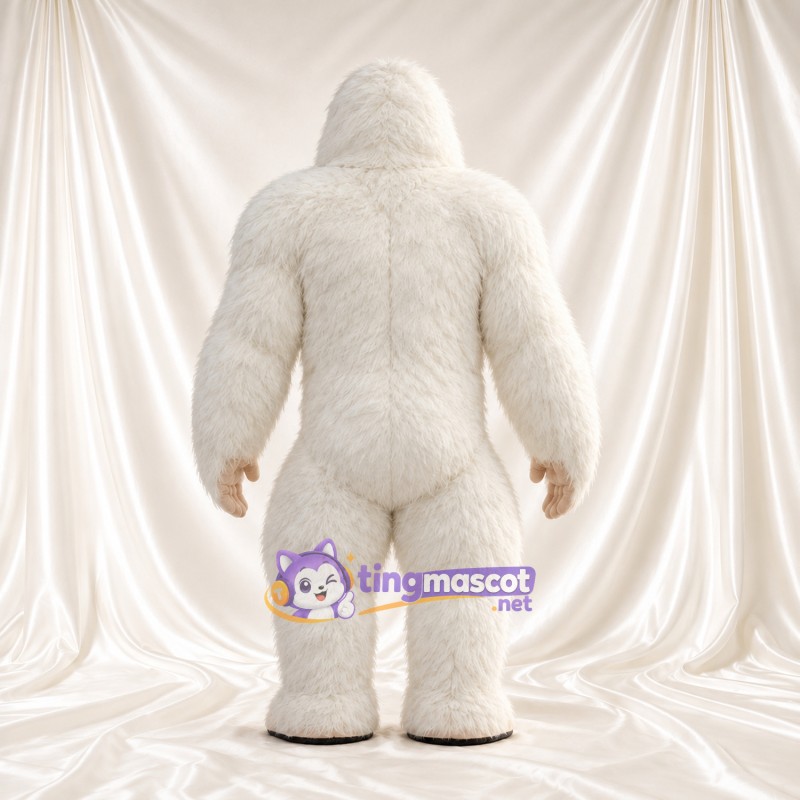 Costume de mascotte Gorille – blanc