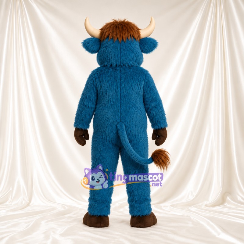 Maskottchenkostüm Stier – blau Maskottchenkostüm Stier – blau