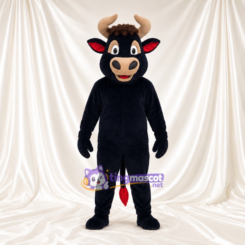 Costume de mascotte Taureau – bleu marine Costume de mascotte Taureau – bleu marine