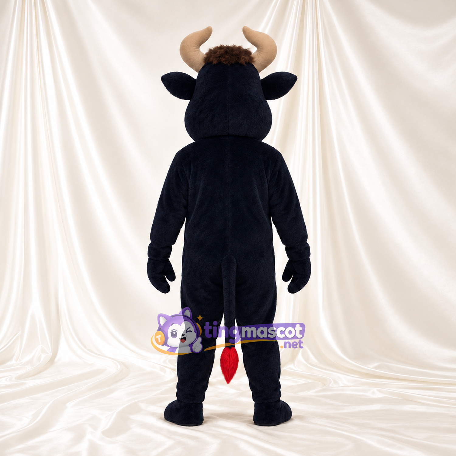 Costume de mascotte Taureau – bleu marine Costume de mascotte Taureau – bleu marine