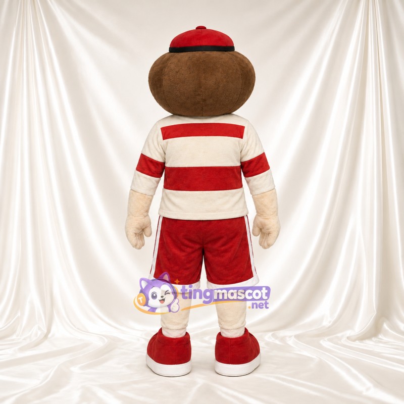 Maskottchenkostüm Comicfigur – rot / weiß – Outfit; Shorts (rot) Maskottchenkostüm Comicfigur – rot / weiß – Outfit; Shorts (rot)
