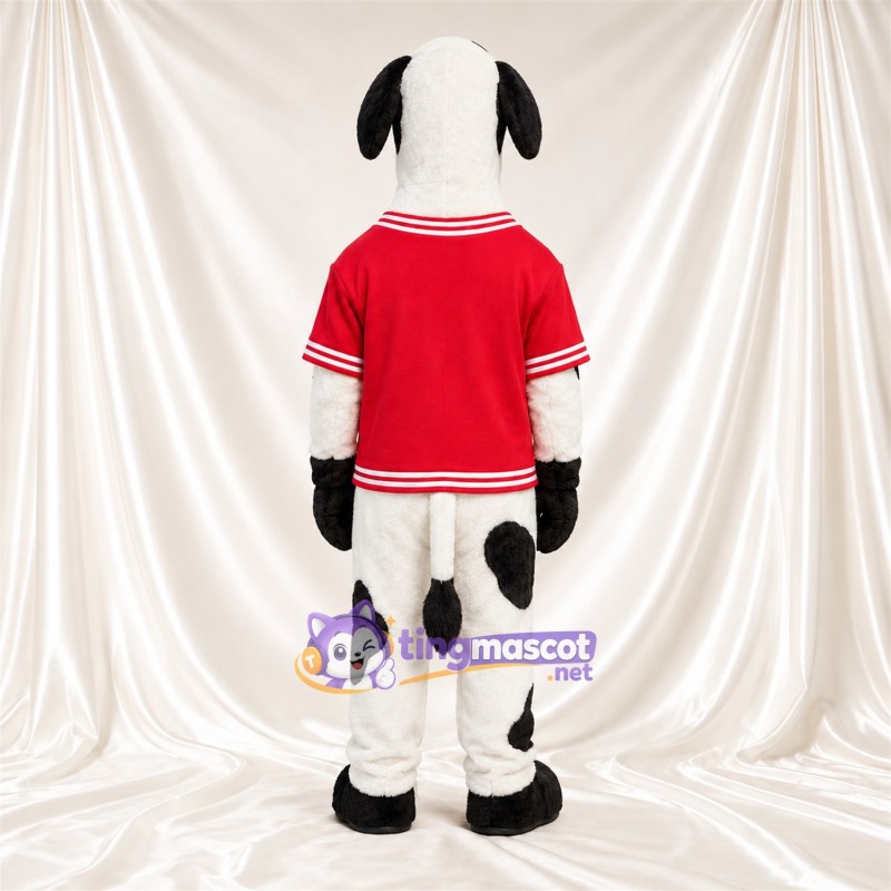 Costume de mascotte Chien – noir / blanc – Chemise Costume de mascotte Chien – noir / blanc – Chemise