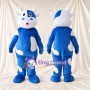 Costume de mascotte Vache – bleu / blanc