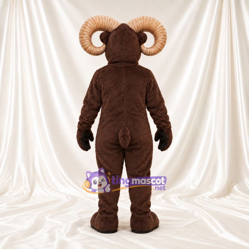 Costume de mascotte Bélier – marron – Torse (brun clair) Costume de mascotte Bélier – marron – Torse (brun clair)