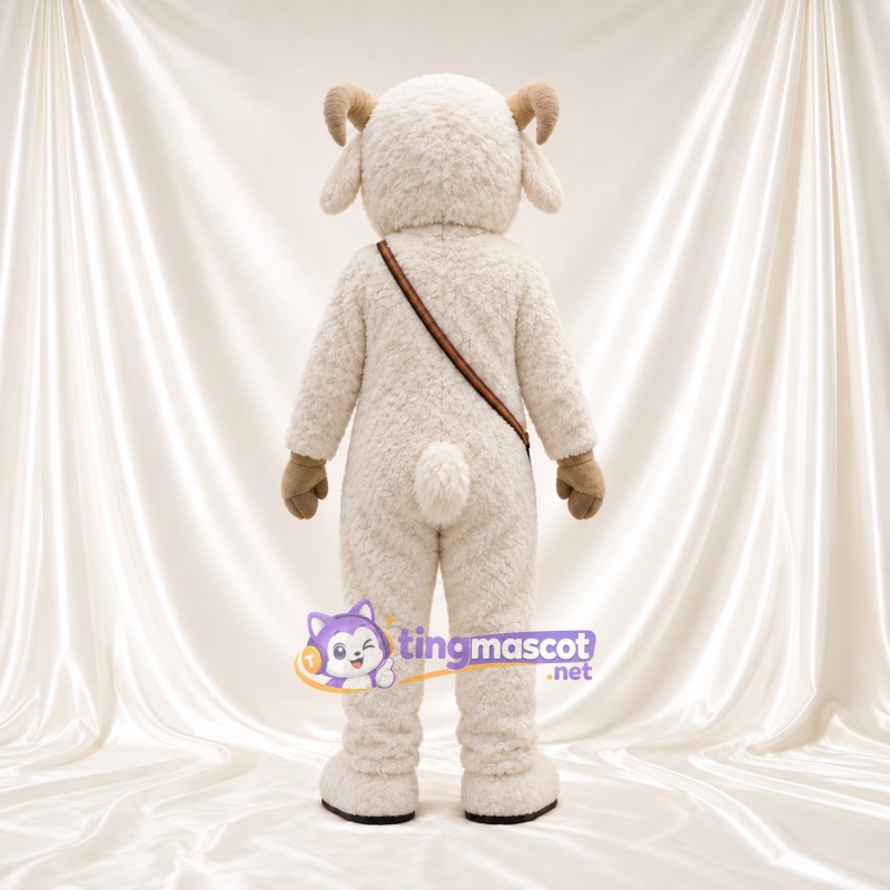 Maskottchenkostüm Schaf – creme – Umhängetasche Maskottchenkostüm Schaf – creme – Umhängetasche