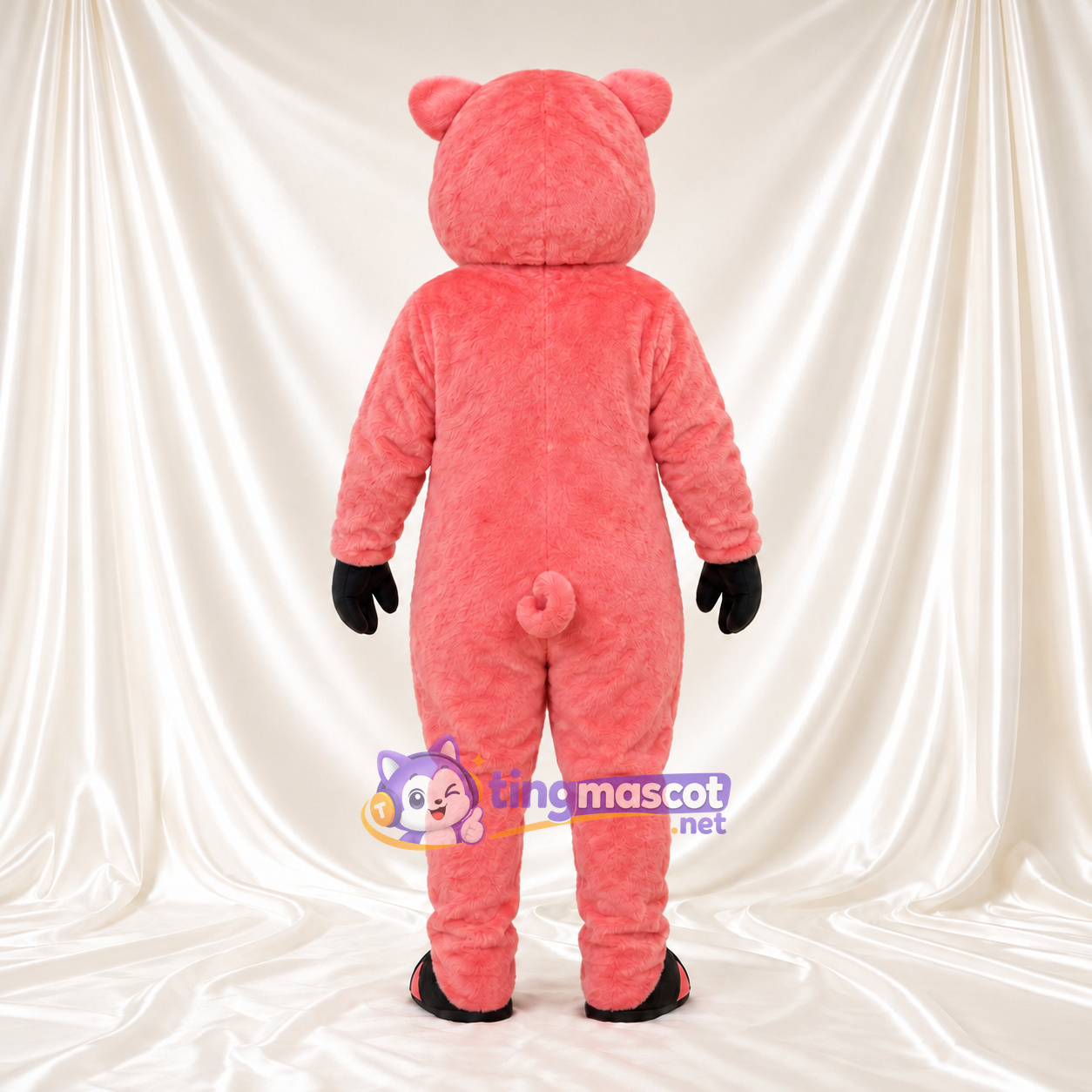 Maskottchenkostüm Schwein – korallrosa Maskottchenkostüm Schwein – korallrosa