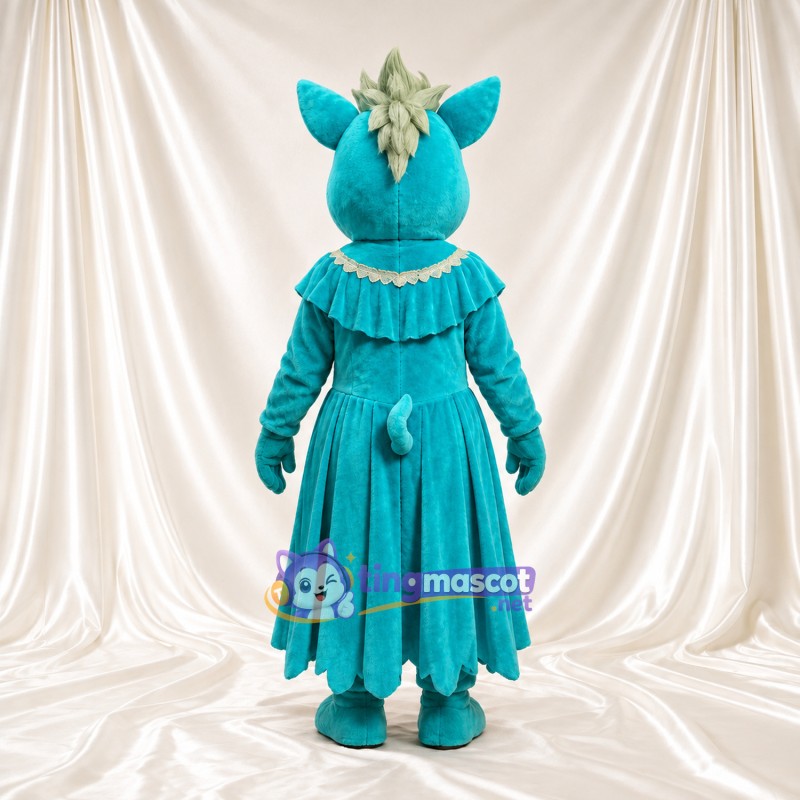 Costume de mascotte Cochon – bleu canard – Robe (bleu canard) Costume de mascotte Cochon – bleu canard – Robe (bleu canard)