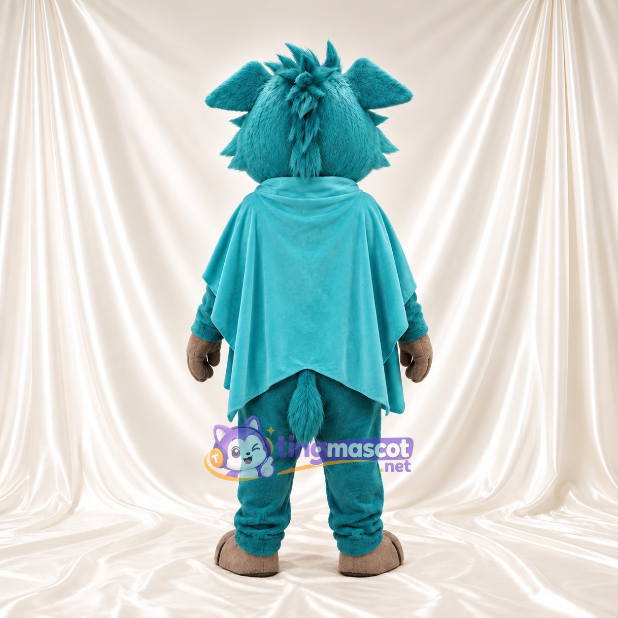 Costume de mascotte Âne – bleu canard – Cape Costume de mascotte Âne – bleu canard – Cape