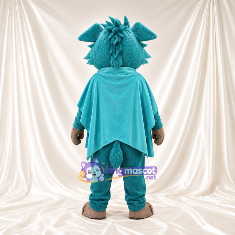Costume de mascotte Âne – bleu canard – Cape Costume de mascotte Âne – bleu canard – Cape