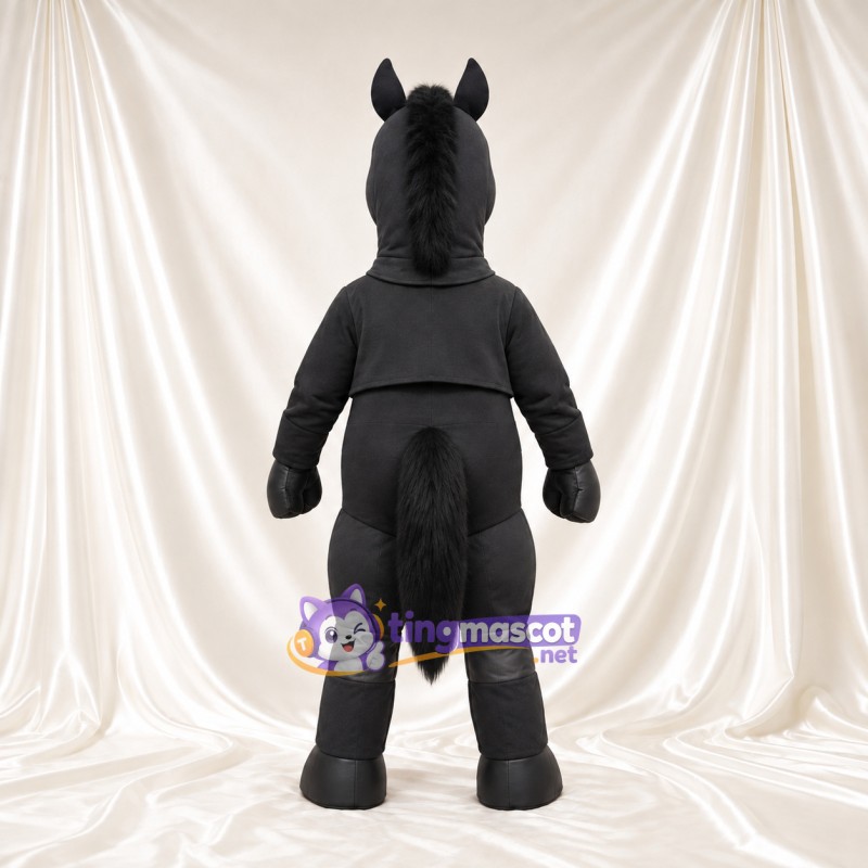 Costume de mascotte Cheval – gris – Survêtement (gris) Costume de mascotte Cheval – gris – Survêtement (gris)