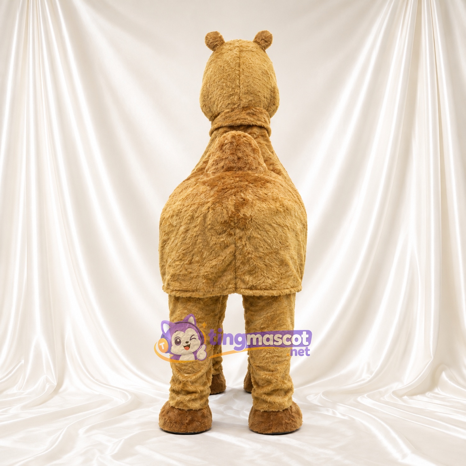 Costume de mascotte Chameau – doré – Museau allongé Costume de mascotte Chameau – doré – Museau allongé