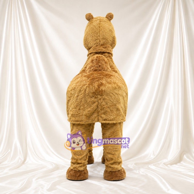 Costume de mascotte Chameau – doré – Museau allongé Costume de mascotte Chameau – doré – Museau allongé