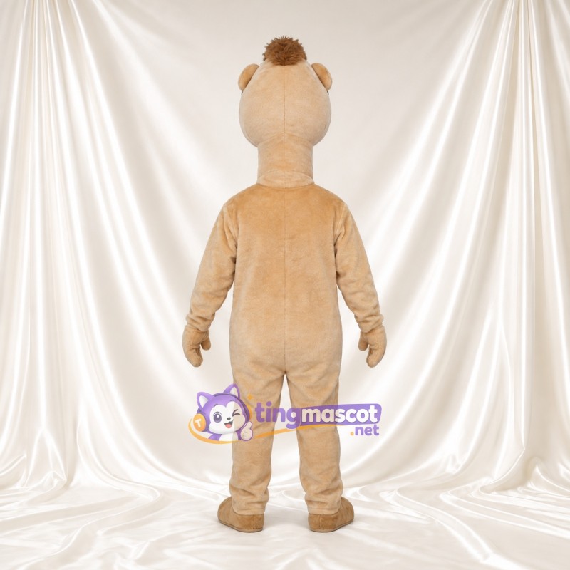 Beige Camel Mascot Costume - Long Muzzle and Pale Belly Beige Camel Mascot Costume - Long Muzzle and Pale Belly