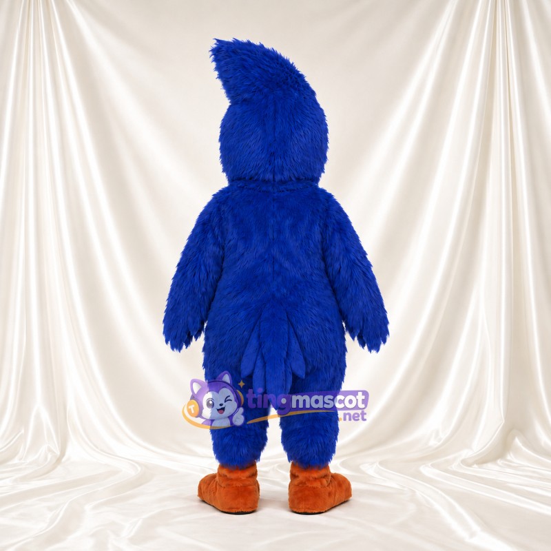 Costume de mascotte Geai bleu – selon la photo – Huppe (relevé vers l’arrière); Ventre (blanc) Costume de mascotte Geai bleu – selon la photo – Huppe (relevé vers l’arrière); Ventre (blanc)