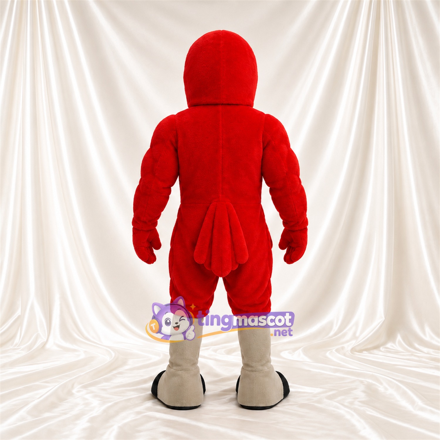 Costume de mascotte Perroquet – rouge – Bec (blanc); Serres (noir) Costume de mascotte Perroquet – rouge – Bec (blanc); Serres (noir)