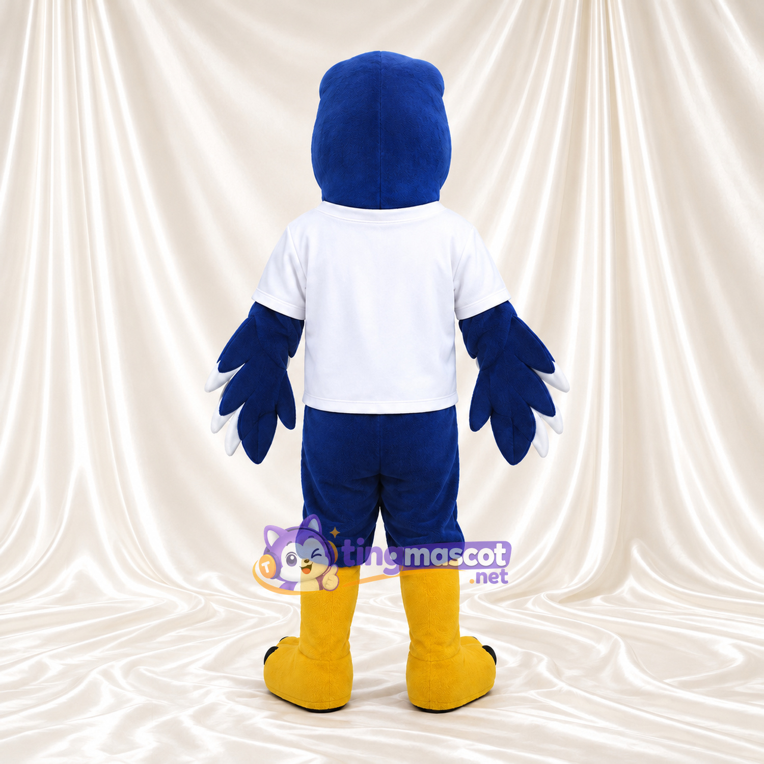 Maskottchenkostüm Adler – blau – T-Shirt (weiß); Hose (marineblau) Maskottchenkostüm Adler – blau – T-Shirt (weiß); Hose (marineblau)
