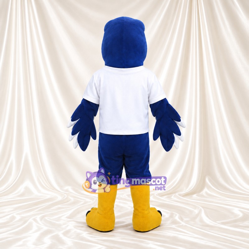 Maskottchenkostüm Adler – blau – T-Shirt (weiß); Hose (marineblau) Maskottchenkostüm Adler – blau – T-Shirt (weiß); Hose (marineblau)
