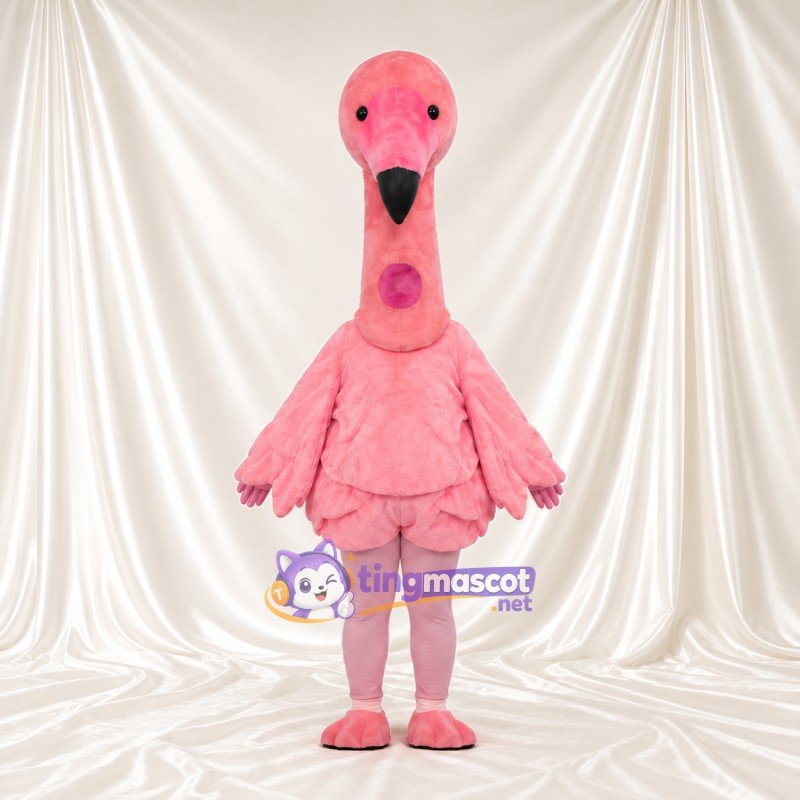 Maskottchenkostüm Flamingo – hellrosa – Rock (mehrlagig); Beine Maskottchenkostüm Flamingo – hellrosa – Rock (mehrlagig); Beine