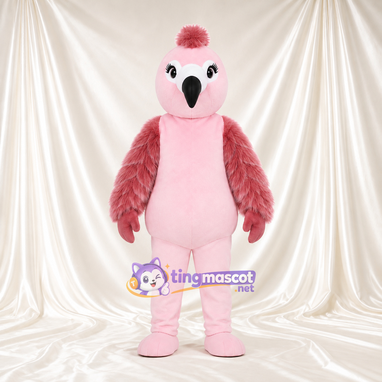Maskottchenkostüm Vogel – blassrosa – Flügel Maskottchenkostüm Vogel – blassrosa – Flügel