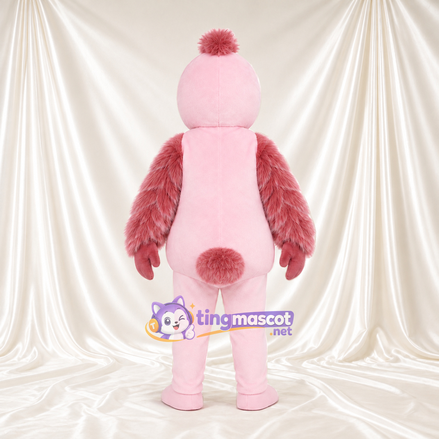 Maskottchenkostüm Vogel – blassrosa – Flügel Maskottchenkostüm Vogel – blassrosa – Flügel