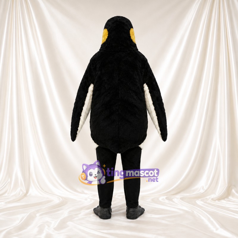 Maskottchenkostüm Kaiserpinguin – wie abgebildet – Bauch (creme); Beine (schwarz) Maskottchenkostüm Kaiserpinguin – wie abgebildet – Bauch (creme); Beine (schwarz)