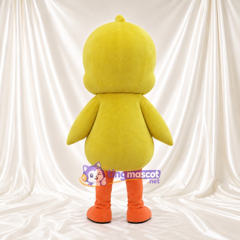 Costume de mascotte Caneton – jaune – Bec (rose); Yeux (ovale, noir) Costume de mascotte Caneton – jaune – Bec (rose); Yeux (ovale, noir)