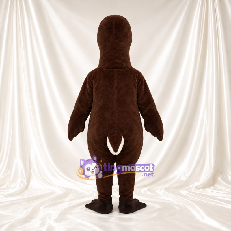 Brown Duck Mascot Costume - Cream Belly and Black Feet Brown Duck Mascot Costume - Cream Belly and Black Feet