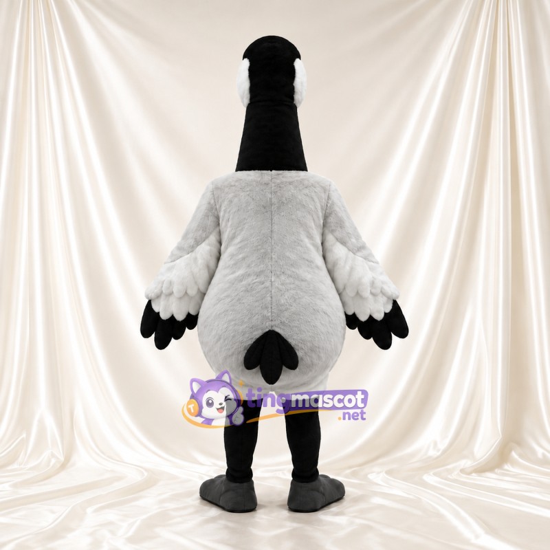 Canada Goose Mascot Costume - Black Neck and Gray Wings Canada Goose Mascot Costume - Black Neck and Gray Wings