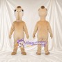 Beige Camel Mascot Costume - Long Muzzle and Pale Belly