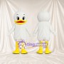 Costume de mascotte Caneton – blanc – Jambes (fleuri, jaune)