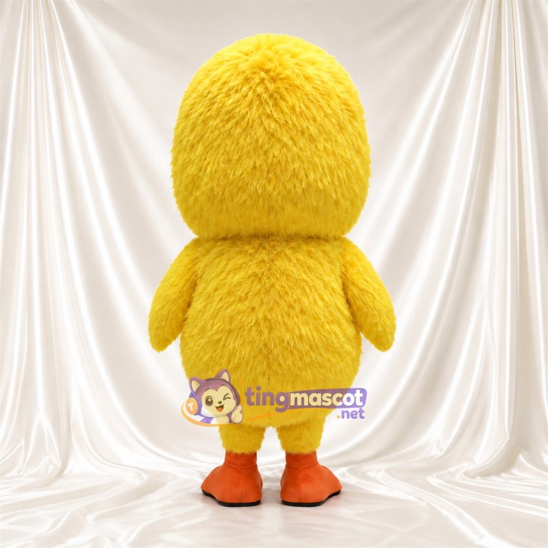 Costume de mascotte Poussin – jaune – Yeux (grand, bleu); Tête (rond) Costume de mascotte Poussin – jaune – Yeux (grand, bleu); Tête (rond)