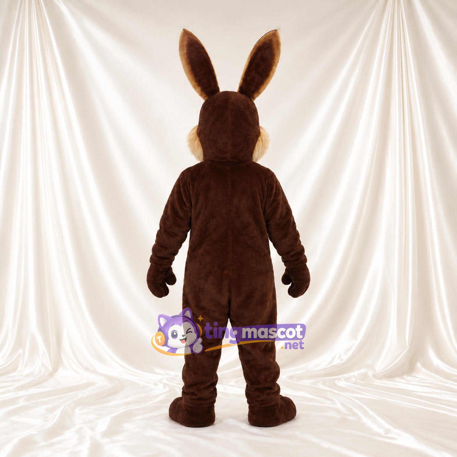 Maskottchenkostüm Wile E. Coyote – wie abgebildet – Ohren (hoch); Schnauze (hellbraun) Maskottchenkostüm Wile E. Coyote – wie abgebildet – Ohren (hoch); Schnauze (hellbraun)