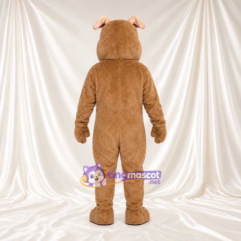 Costume de mascotte Bouledogue – brun clair – Sourcils; Museau large Costume de mascotte Bouledogue – brun clair – Sourcils; Museau large