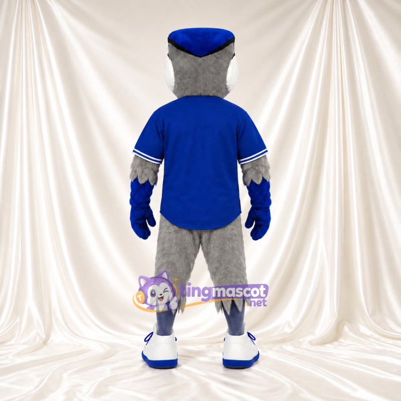 Costume de mascotte Geai bleu – selon la photo – Chemise (bleu marine); Jambes (gris, à plumes) Costume de mascotte Geai bleu – selon la photo – Chemise (bleu marine); Jambes (gris, à plumes)