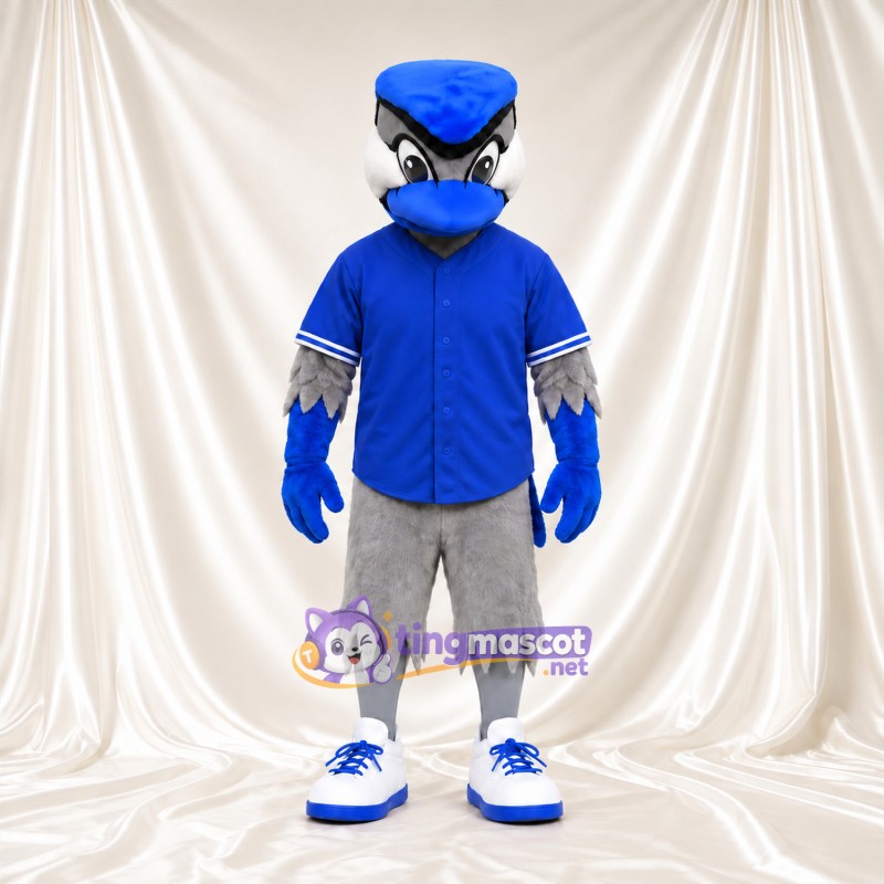 Costume de mascotte Geai bleu – selon la photo – Chemise (bleu); Baskets (bleu) Costume de mascotte Geai bleu – selon la photo – Chemise (bleu); Baskets (bleu)