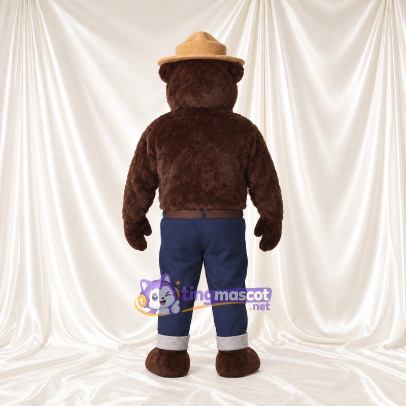Maskottchenkostüm Smokey Bear – wie abgebildet – Hut (hellbraun) Maskottchenkostüm Smokey Bear – wie abgebildet – Hut (hellbraun)